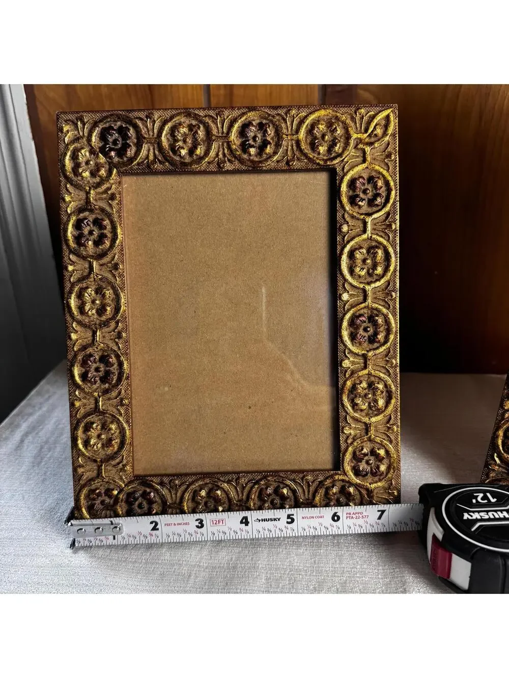 Vintage Martin Aborn Picture Frame Set 5x7 & 8x10 Ornate Gold Bronze